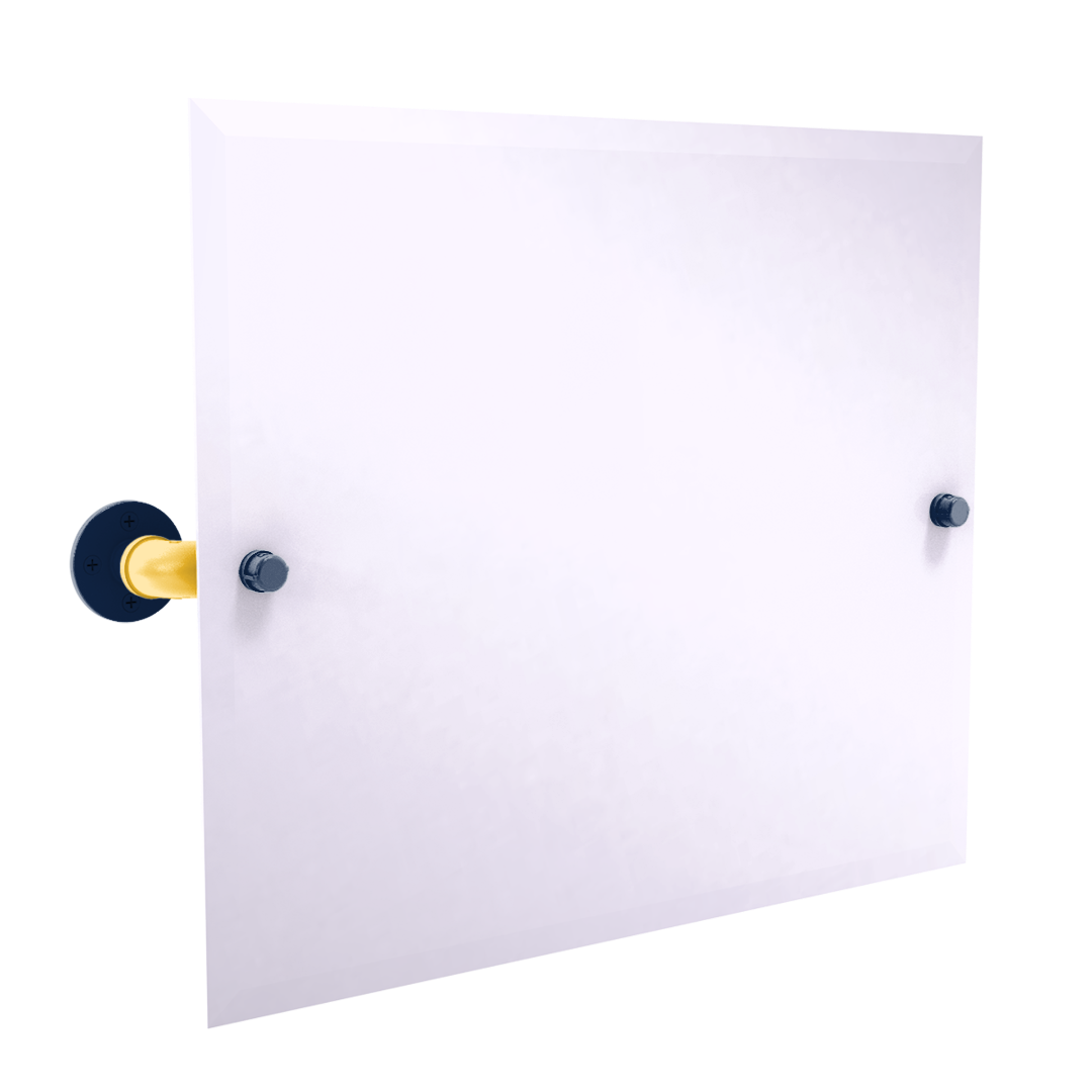 Diamond Collection Landscape Rectangular Wall Mounted Tilt Mirror Milwaukee Edition