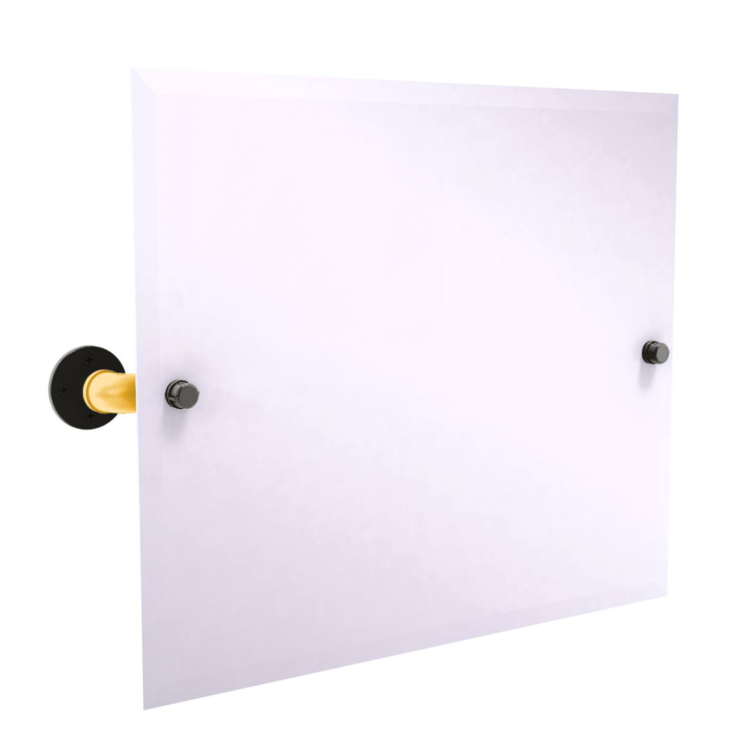 Diamond Collection Landscape Rectangular Wall Mounted Tilt Mirror Pittsburgh Edition