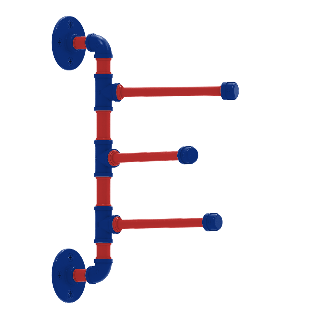 Diamond 3 Swing Arm Vertical Towel Bar Chicago North Side Edition