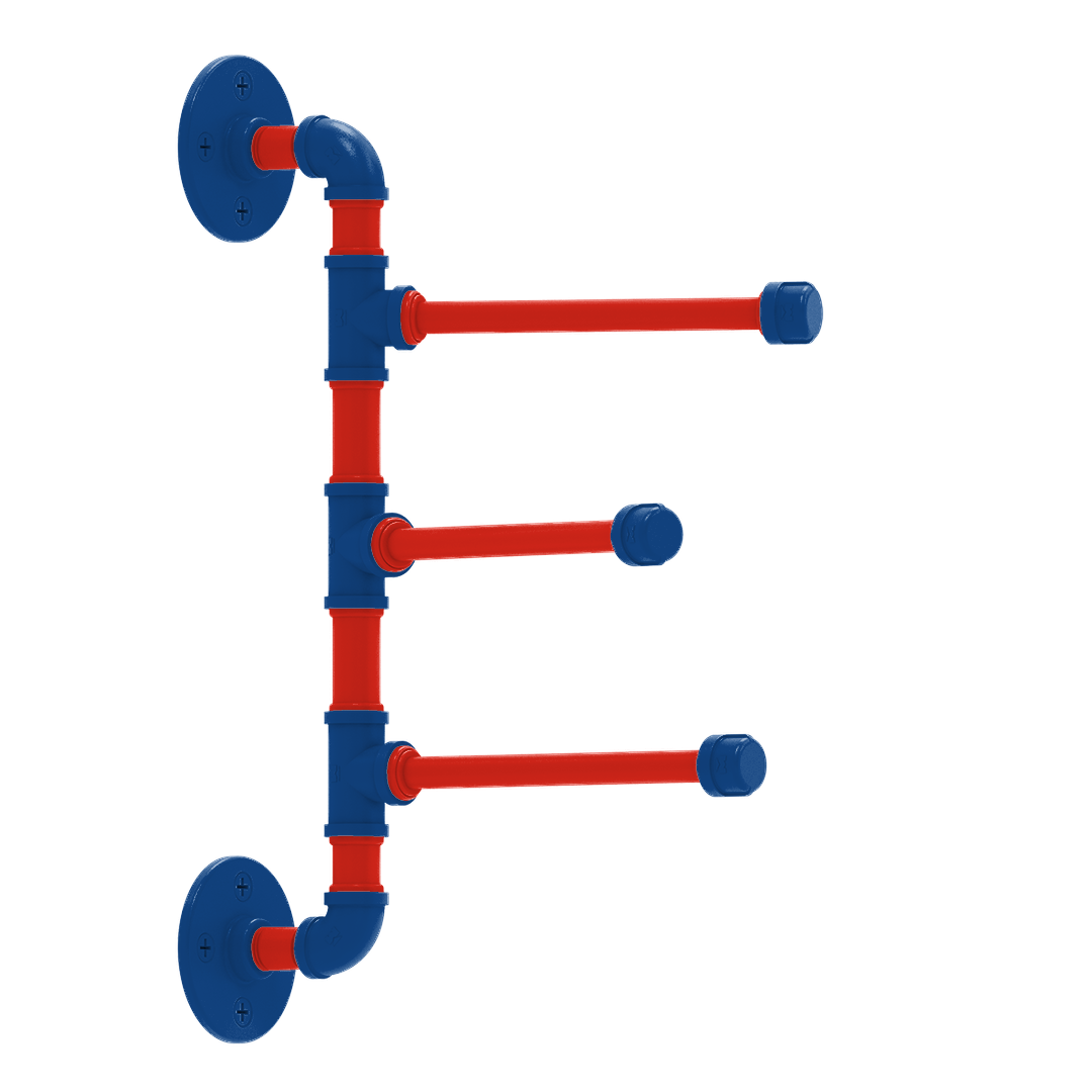 Diamond 3 Swing Arm Vertical Towel Bar Toronto Edition