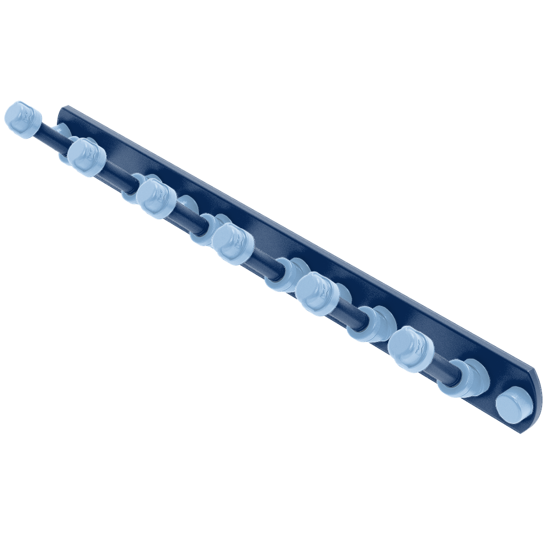 Diamond Collection 6 Position Tie and Belt Rack Tampa Bay Edition