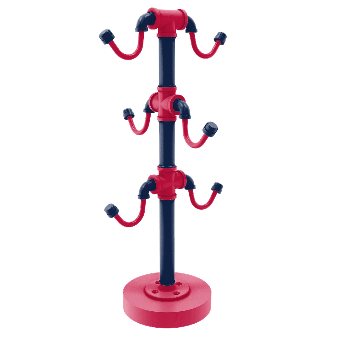 Diamond Collection Countertop 6 Coffee Mug Holder Atlanta Edition