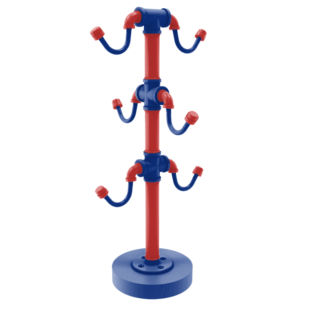 Diamond Collection Countertop 6 Coffee Mug Holder Chicago North Side Edition