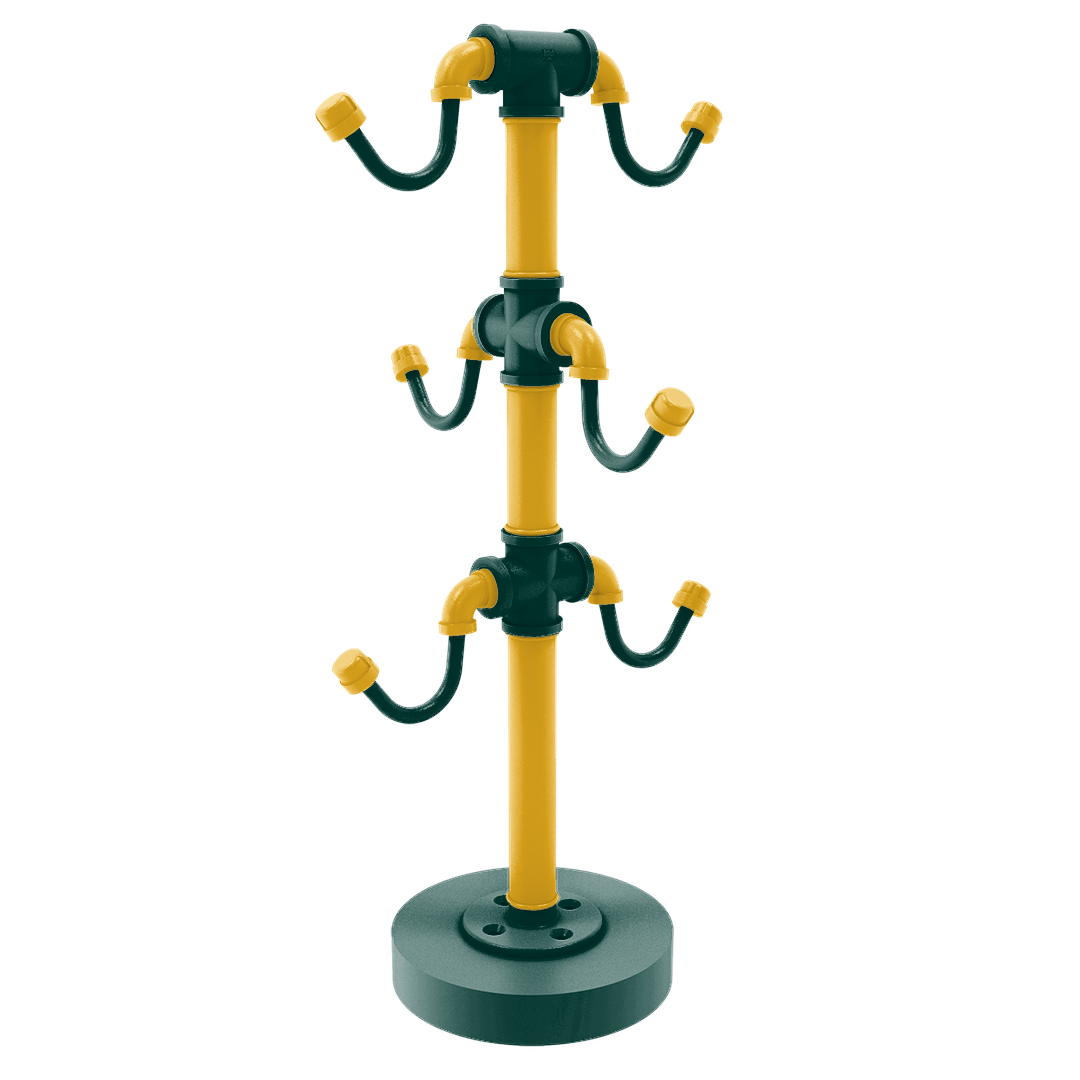 Diamond Collection Countertop 6 Coffee Mug Holder Oakland Edition