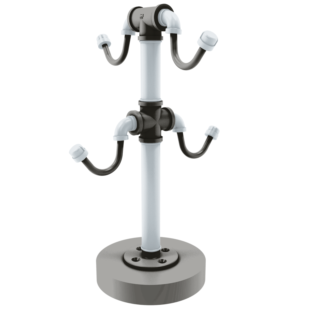 Diamond Collection Countertop 4 Coffee Mug Holder Chicago South Side Edition