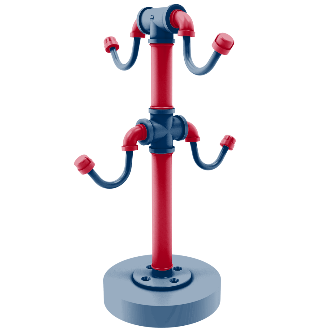 Diamond Collection Countertop 4 Coffee Mug Holder Los Angeles Big A Edition