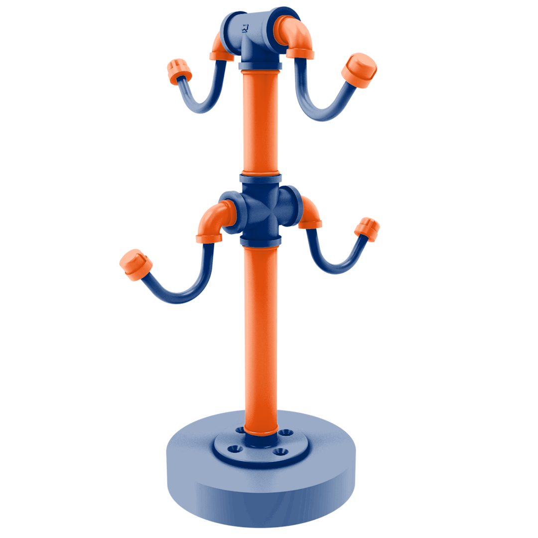 Diamond Collection Countertop 4 Coffee Mug Holder New York Queens Edition