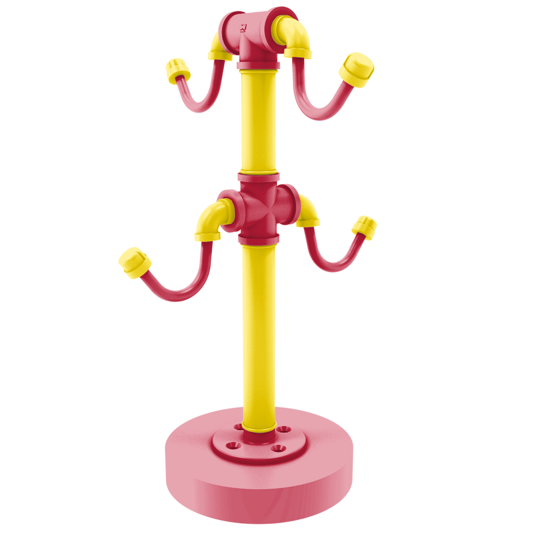 Diamond Collection Countertop 4 Coffee Mug Holder St. Louis Edition