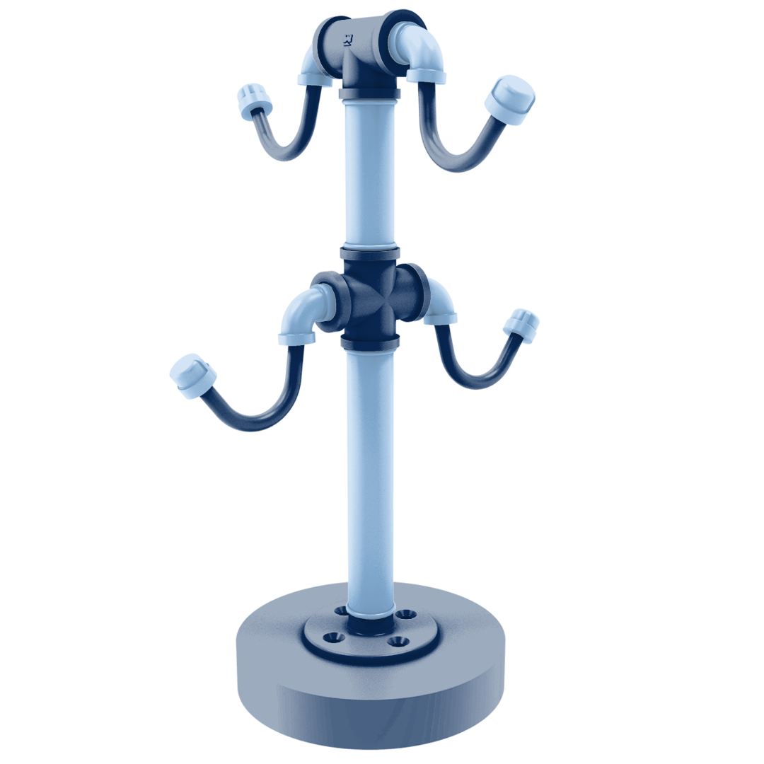 Diamond Collection Countertop 4 Coffee Mug Holder Tampa Bay Edition