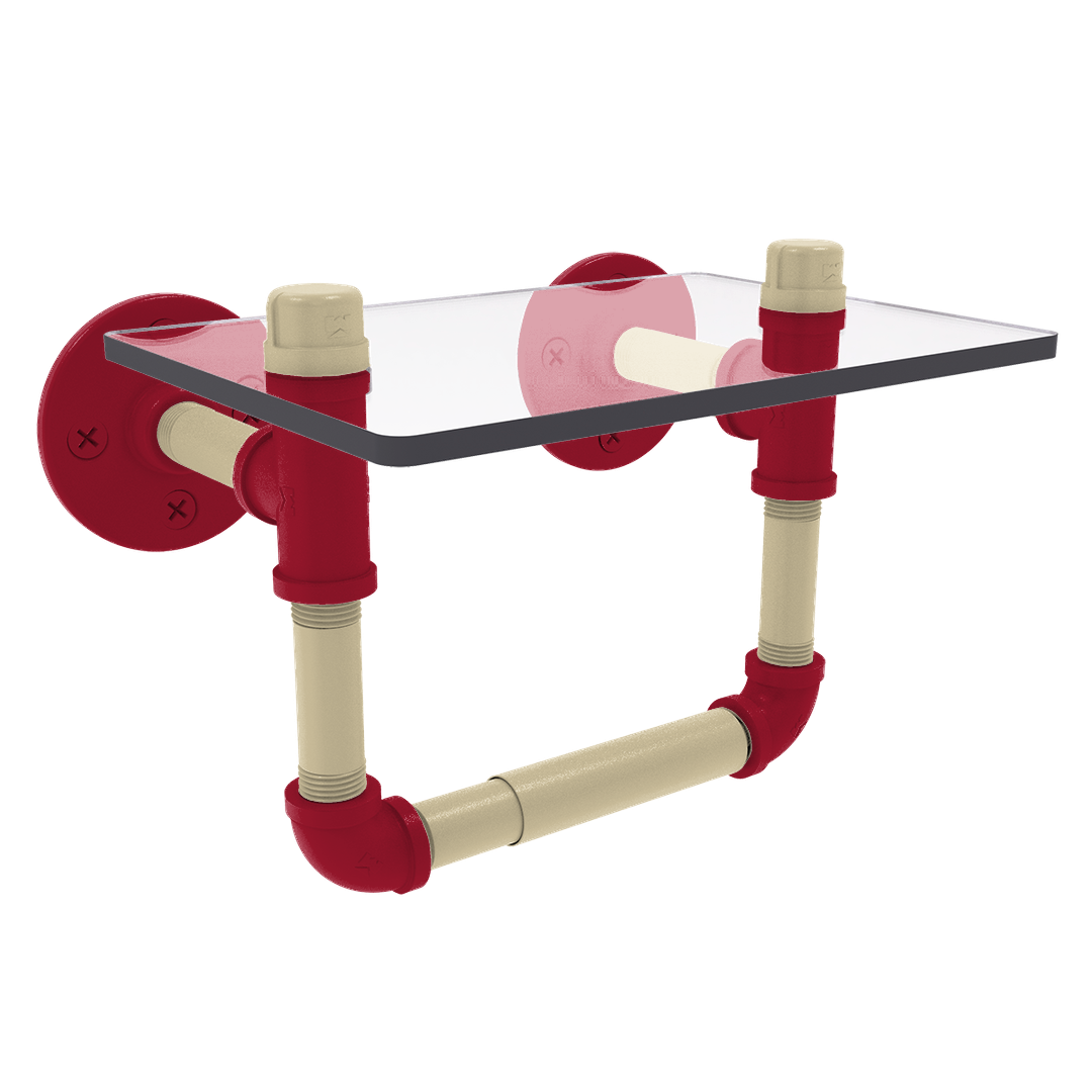 Diamond Collection Toilet Tissue Holder with Glass Shelf Arizona Edition