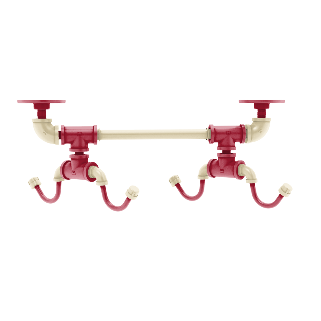 Diamond Collection Under Cabinet 4 Coffee Mug Rack Arizona Edition