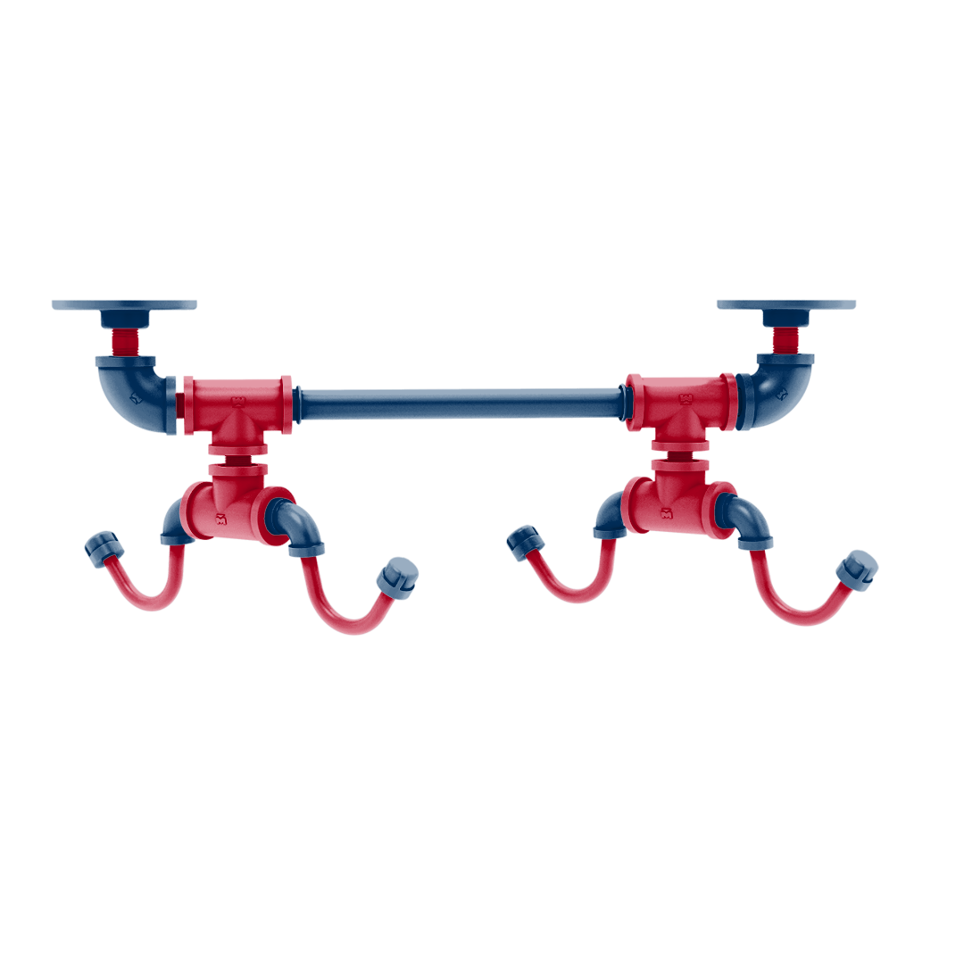 Diamond Collection Under Cabinet 4 Coffee Mug Rack Los Angeles Big A Edition