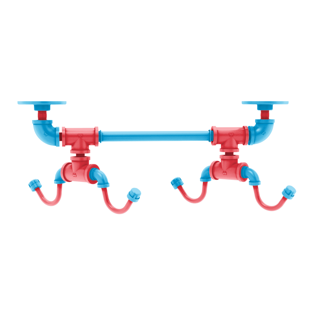 Diamond Collection Under Cabinet 4 Coffee Mug Rack Miami Edition