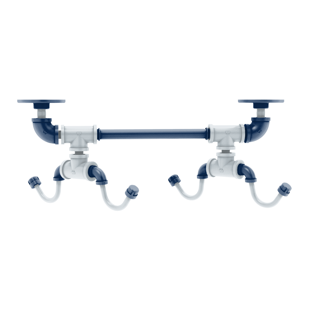 Diamond Collection Under Cabinet 4 Coffee Mug Rack Seattle Edition