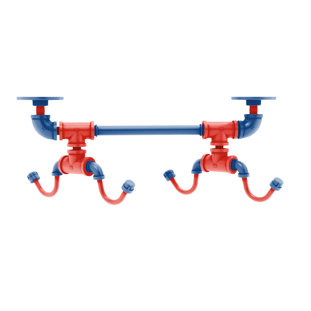 Diamond Collection Under Cabinet 4 Coffee Mug Rack Toronto Edition