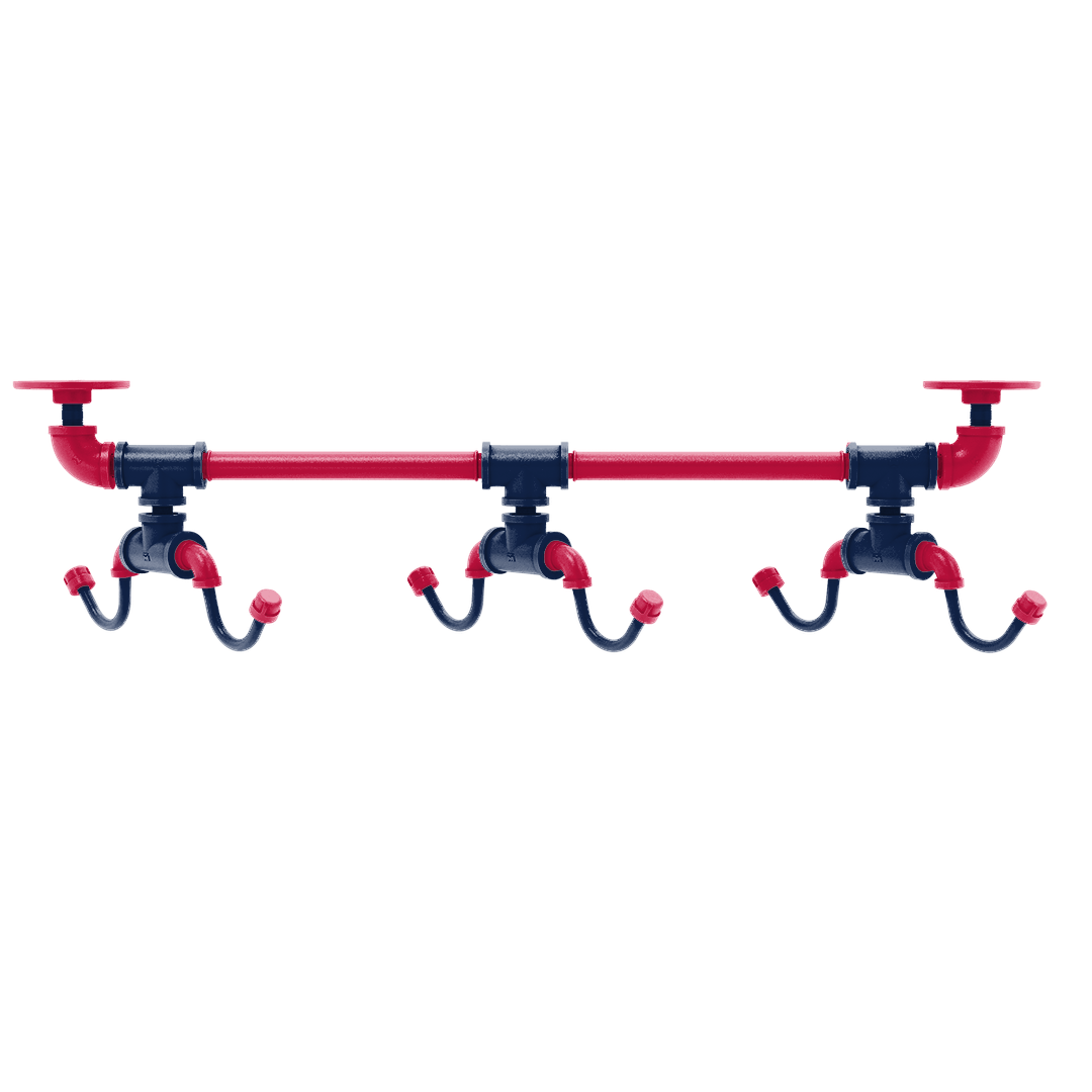 Diamond Collection Under Cabinet 6 Coffee Mug Rack Atlanta Edition