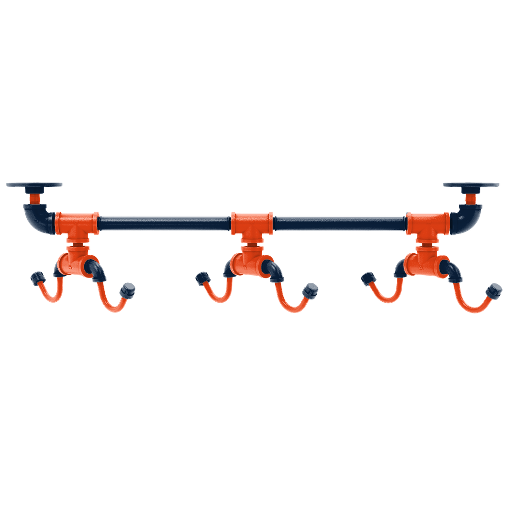 Diamond Collection Under Cabinet 6 Coffee Mug Rack Detroit Edition
