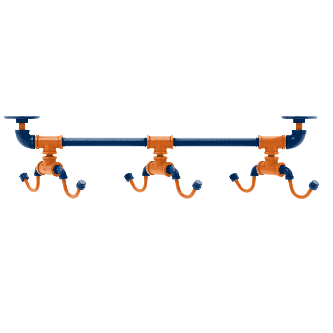 Diamond Collection Under Cabinet 6 Coffee Mug Rack Houston Edition