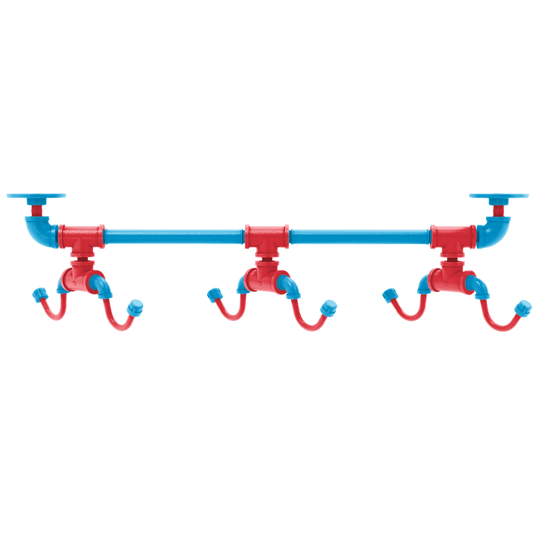 Diamond Collection Under Cabinet 6 Coffee Mug Rack Miami Edition