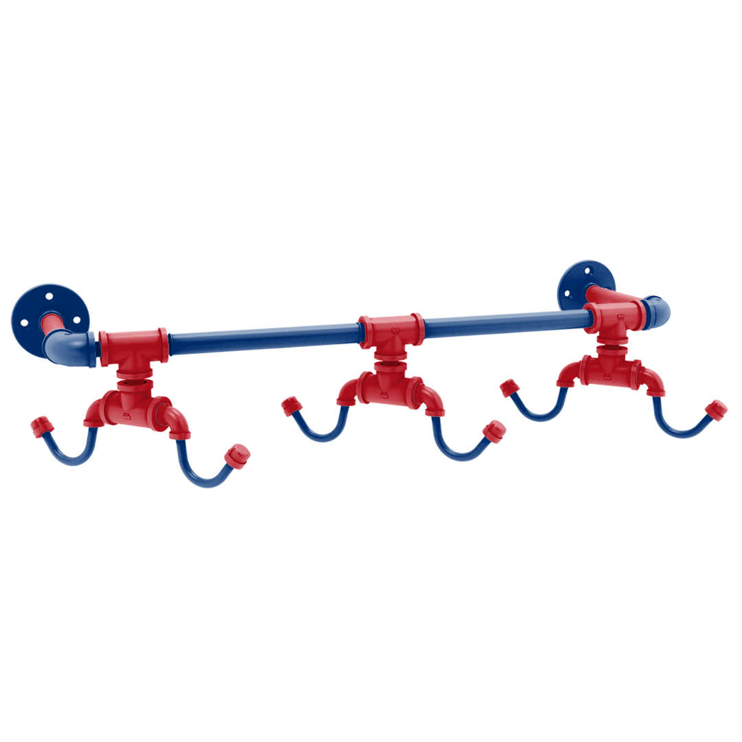 Diamond Collection Wall Mounted 6 Coffee Mug Rack Texas Edition