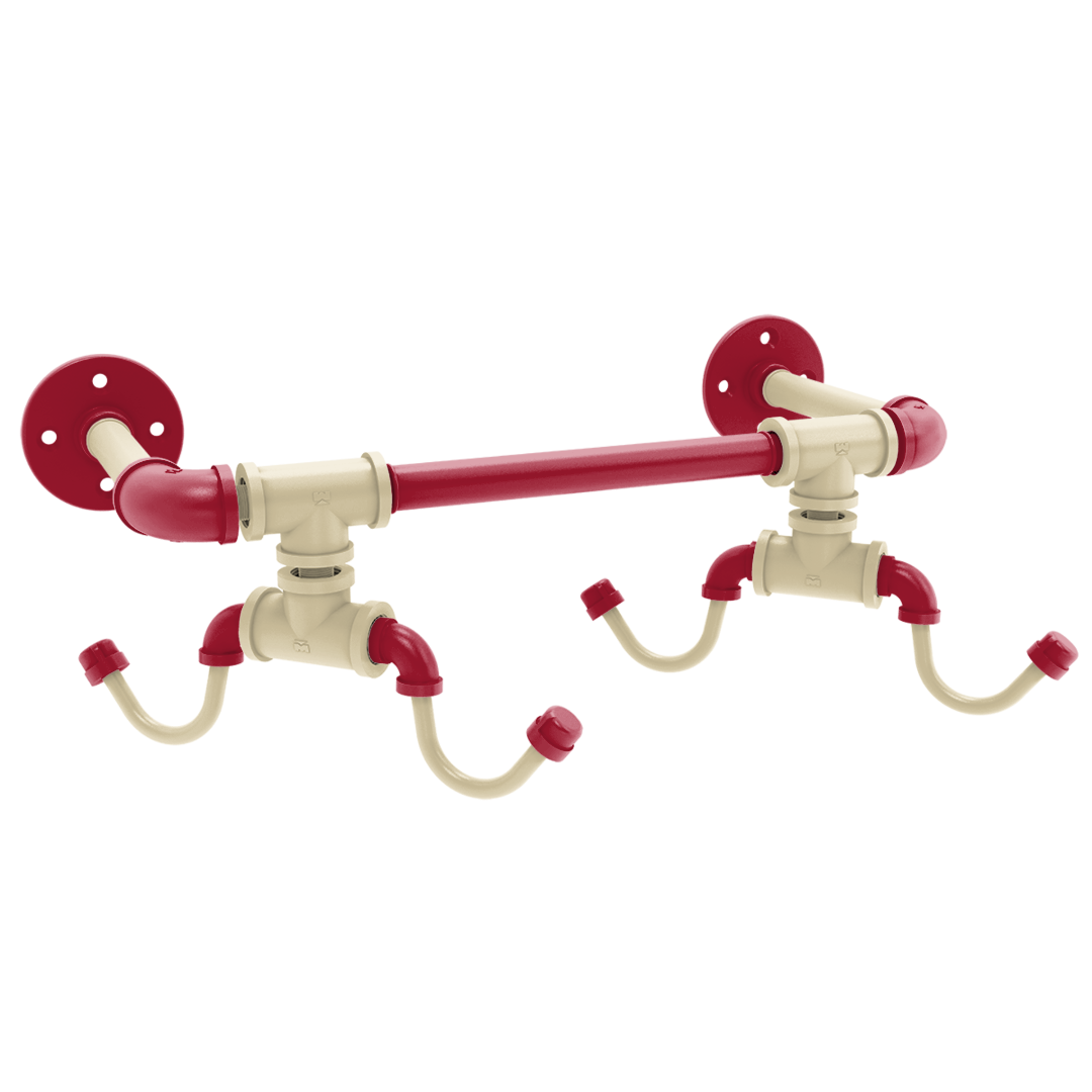 Diamond Collection Wall Mounted 4 Coffee Mug Rack Arizona Edition