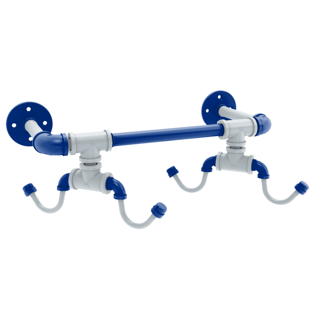 Diamond Collection Wall Mounted 4 Coffee Mug Rack New York Bronx Edition