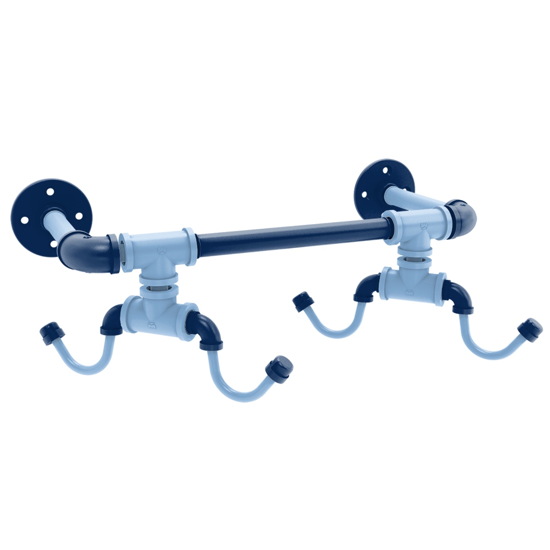 Diamond Collection Wall Mounted 4 Coffee Mug Rack Tampa Bay Edition