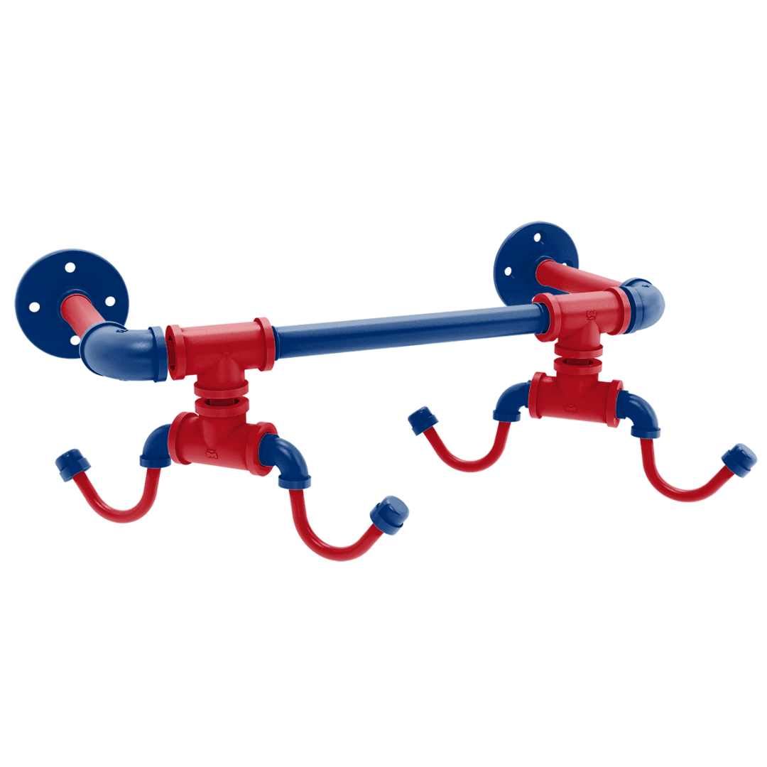 Diamond Collection Wall Mounted 4 Coffee Mug Rack Texas Edition