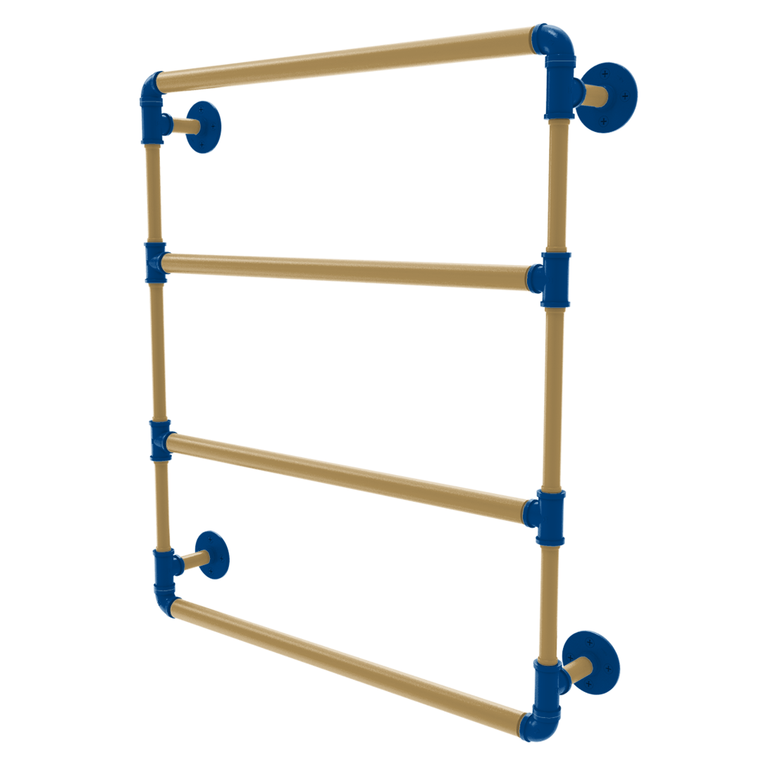 Diamond Collection Wall Mounted Ladder Towel Bar Kansas City Edition