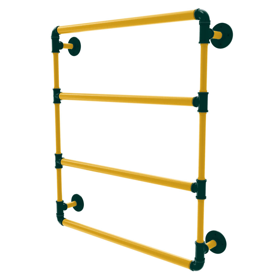 Diamond Collection Wall Mounted Ladder Towel Bar Oakland Edition