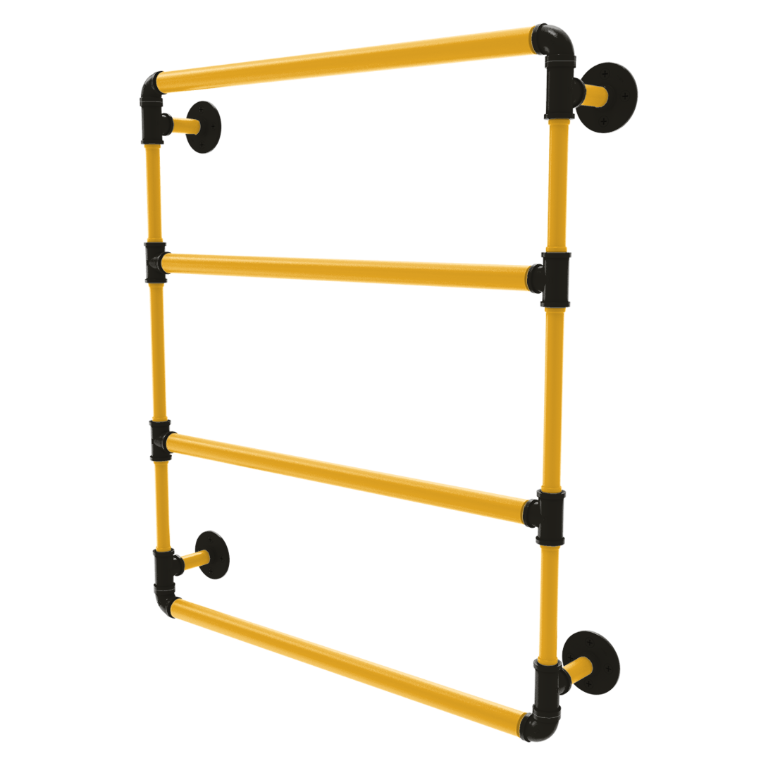 Diamond Collection Wall Mounted Ladder Towel Bar Pittsburgh Edition