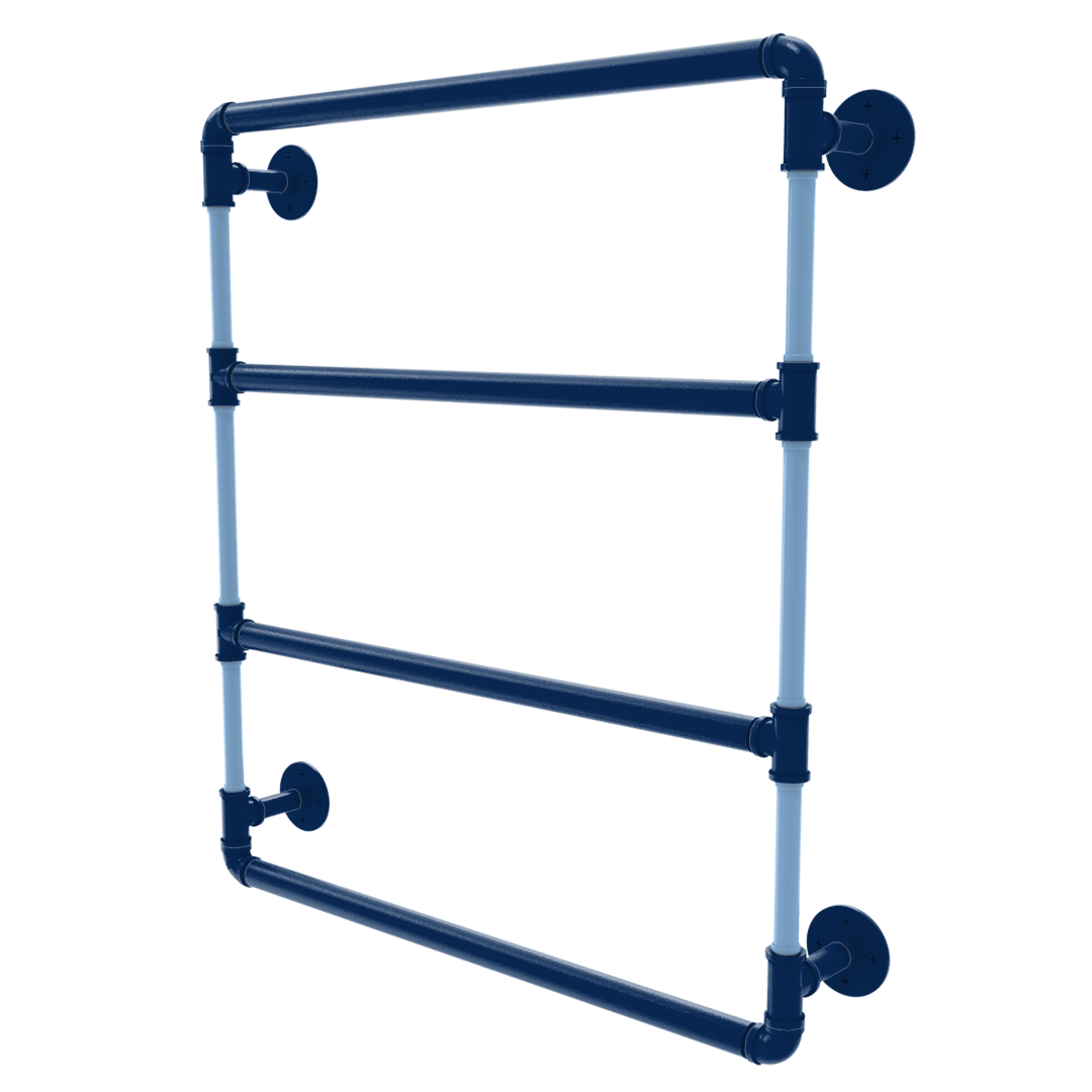 Diamond Collection Wall Mounted Ladder Towel Bar Tampa Bay Edition