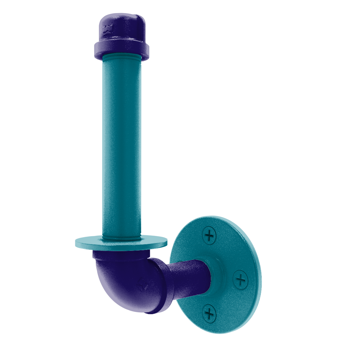 Hardwood Collection Upright Toilet Paper Holder Charlotte Edition