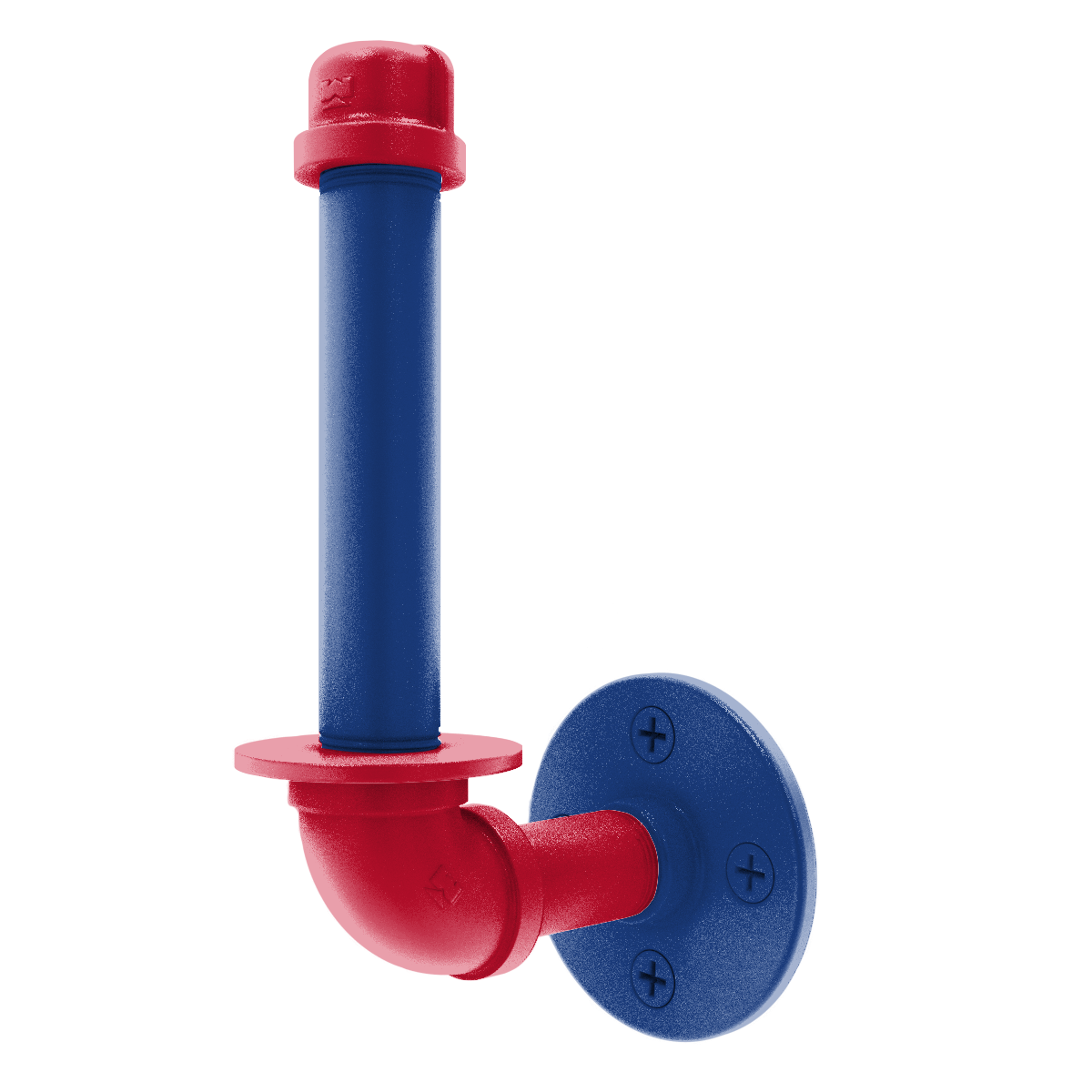 Hardwood Collection Upright Toilet Paper Holder Los Angeles Coastline Edition