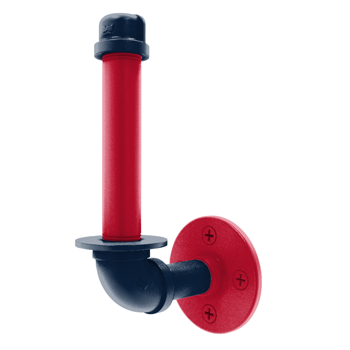 Hardwood Collection Upright Toilet Paper Holder New Orleans Edition