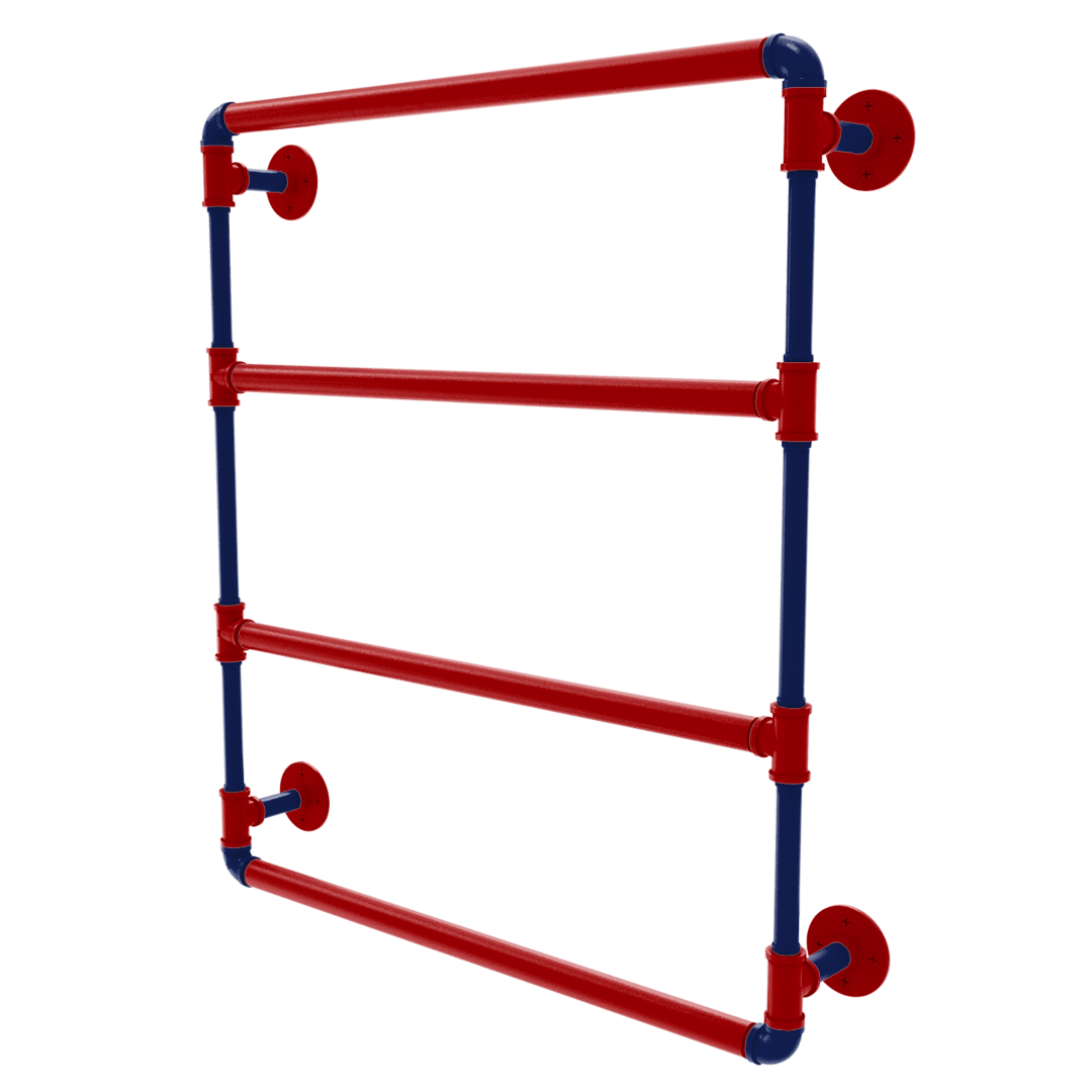 Diamond Collection Wall Mounted Ladder Towel Bar Washington Edition