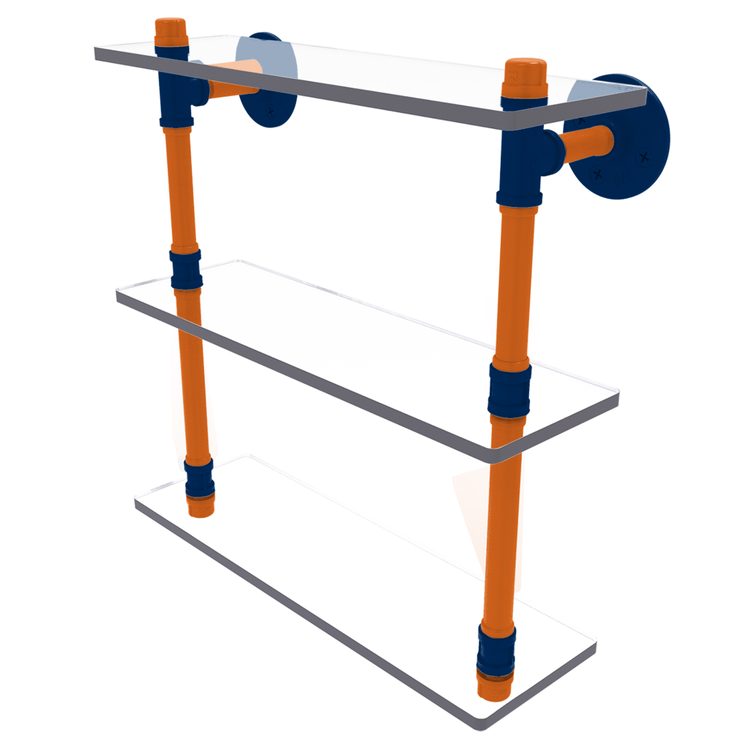 Diamond Collection Triple Glass Shelf Houston Edition