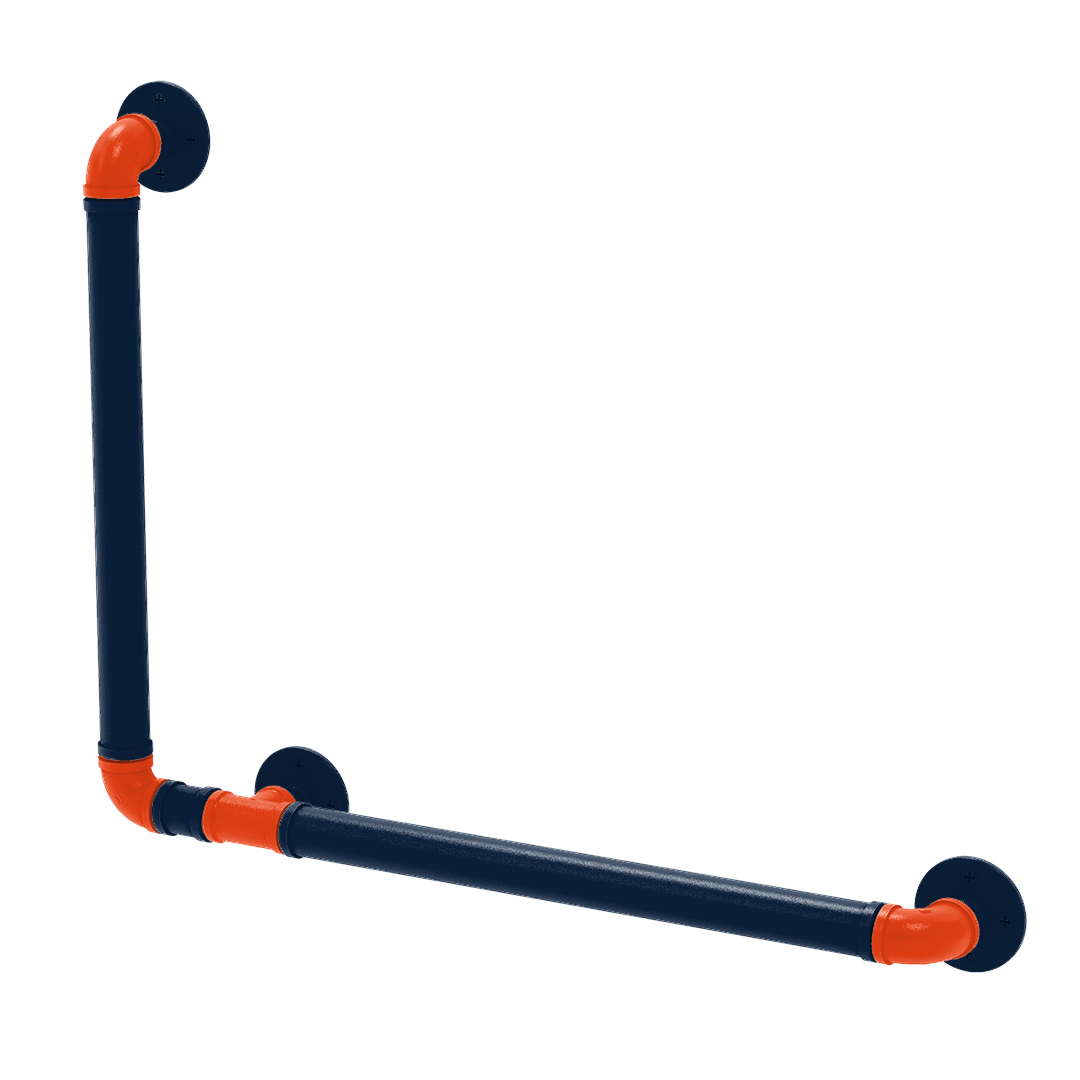 Diamond Collection 90 Degree Grab Bar Left Hand Detroit Edition