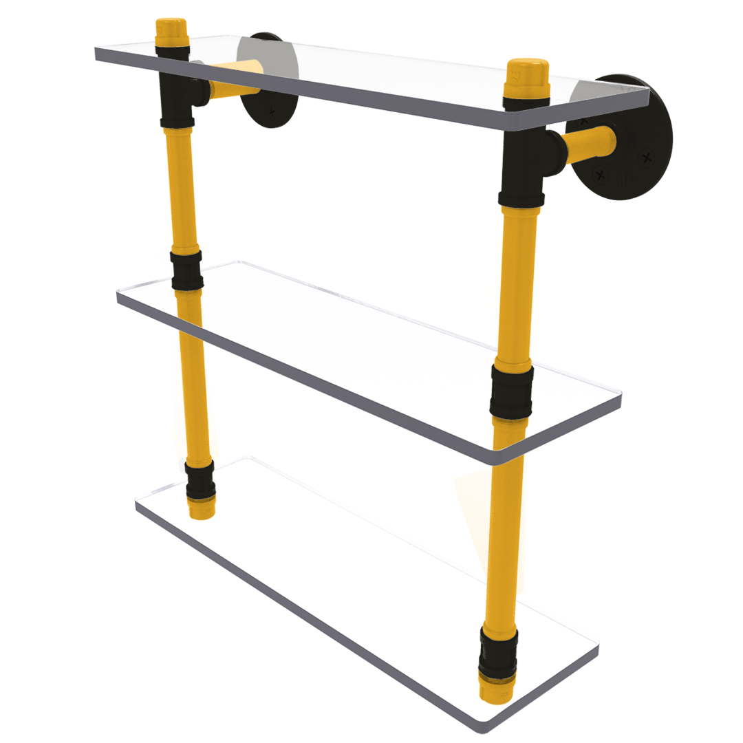 Diamond Collection Triple Glass Shelf Pittsburgh Edition