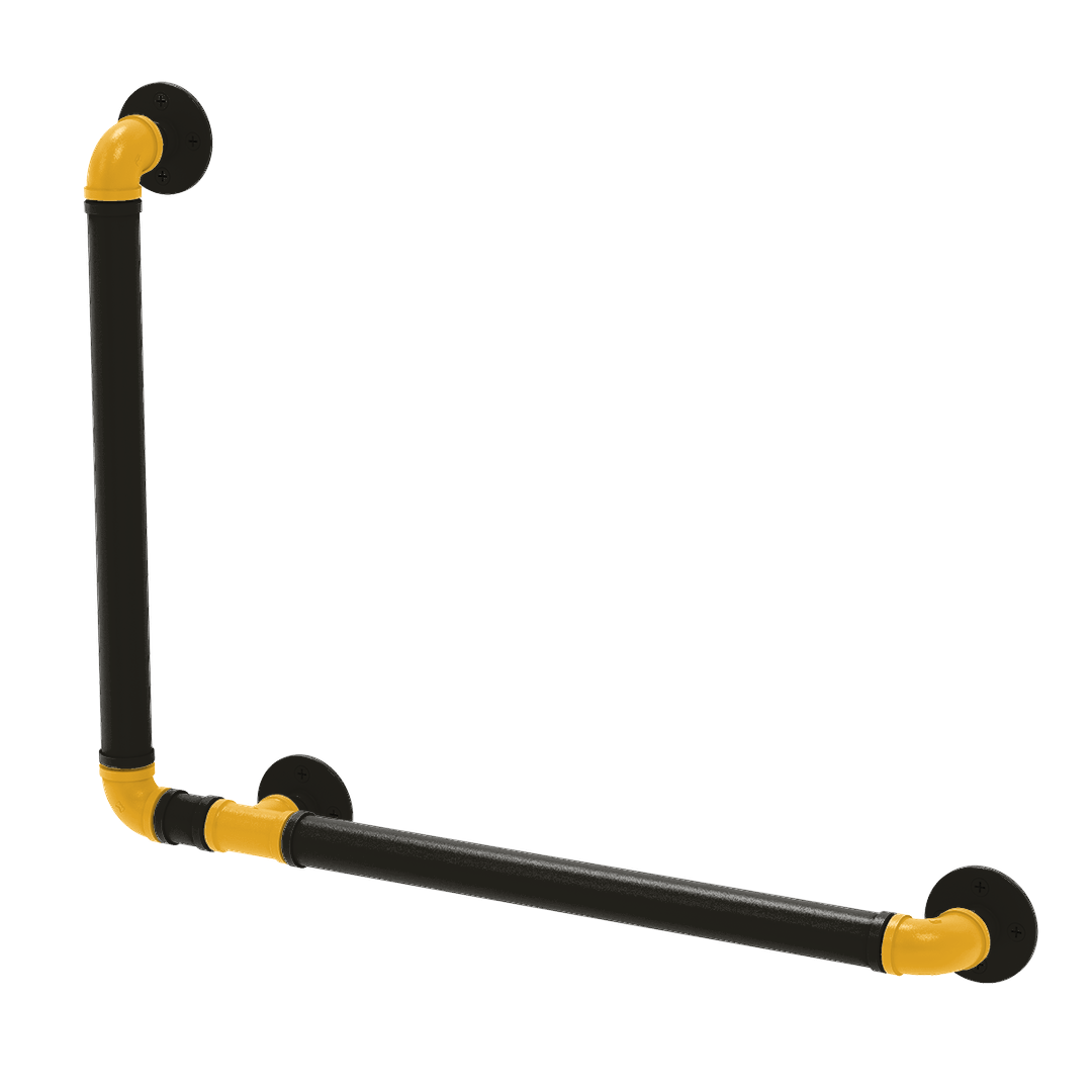 Diamond Collection 90 Degree Grab Bar Left Hand Pittsburgh Edition