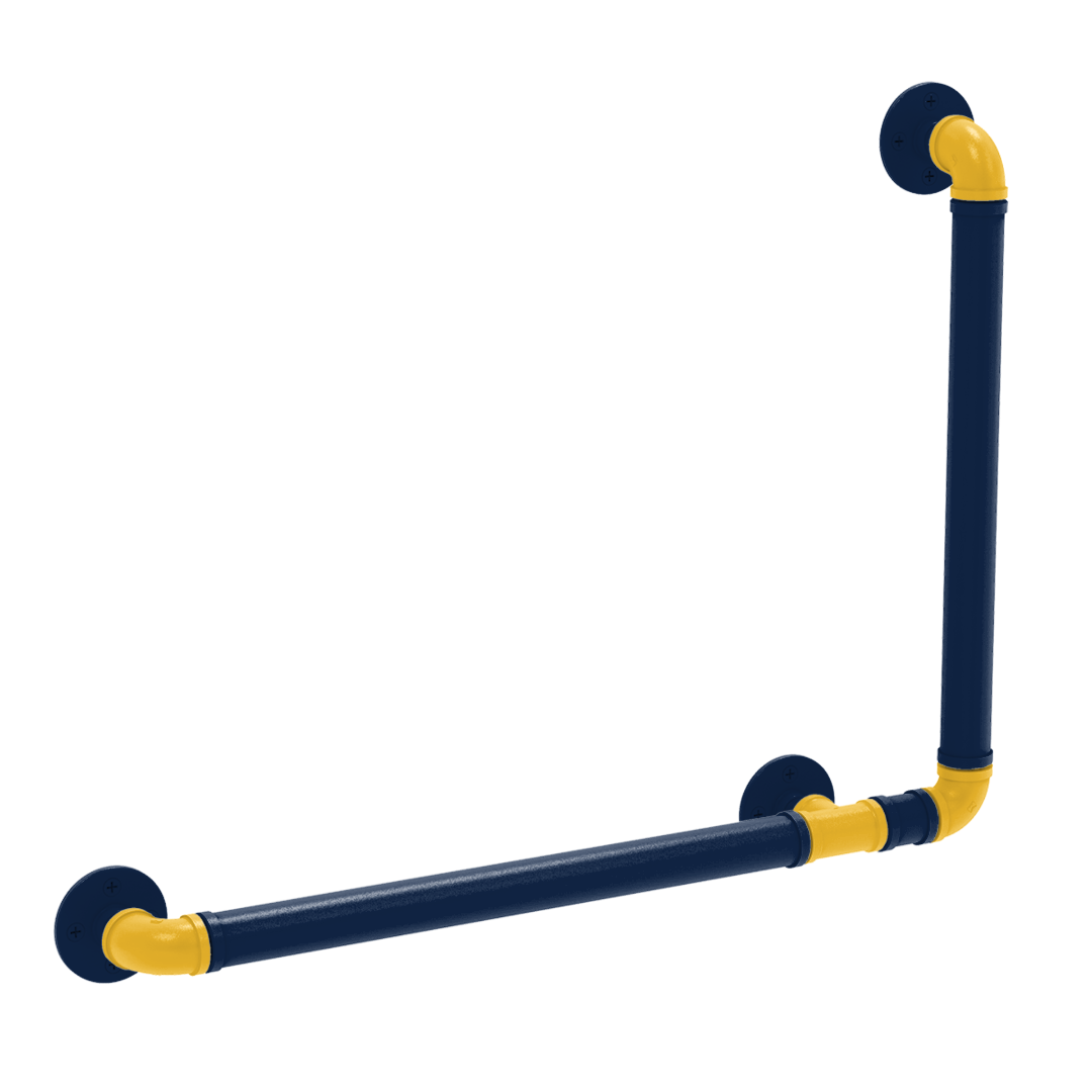 Diamond Collection 90 Degree Grab Bar Right Hand Milwaukee Edition