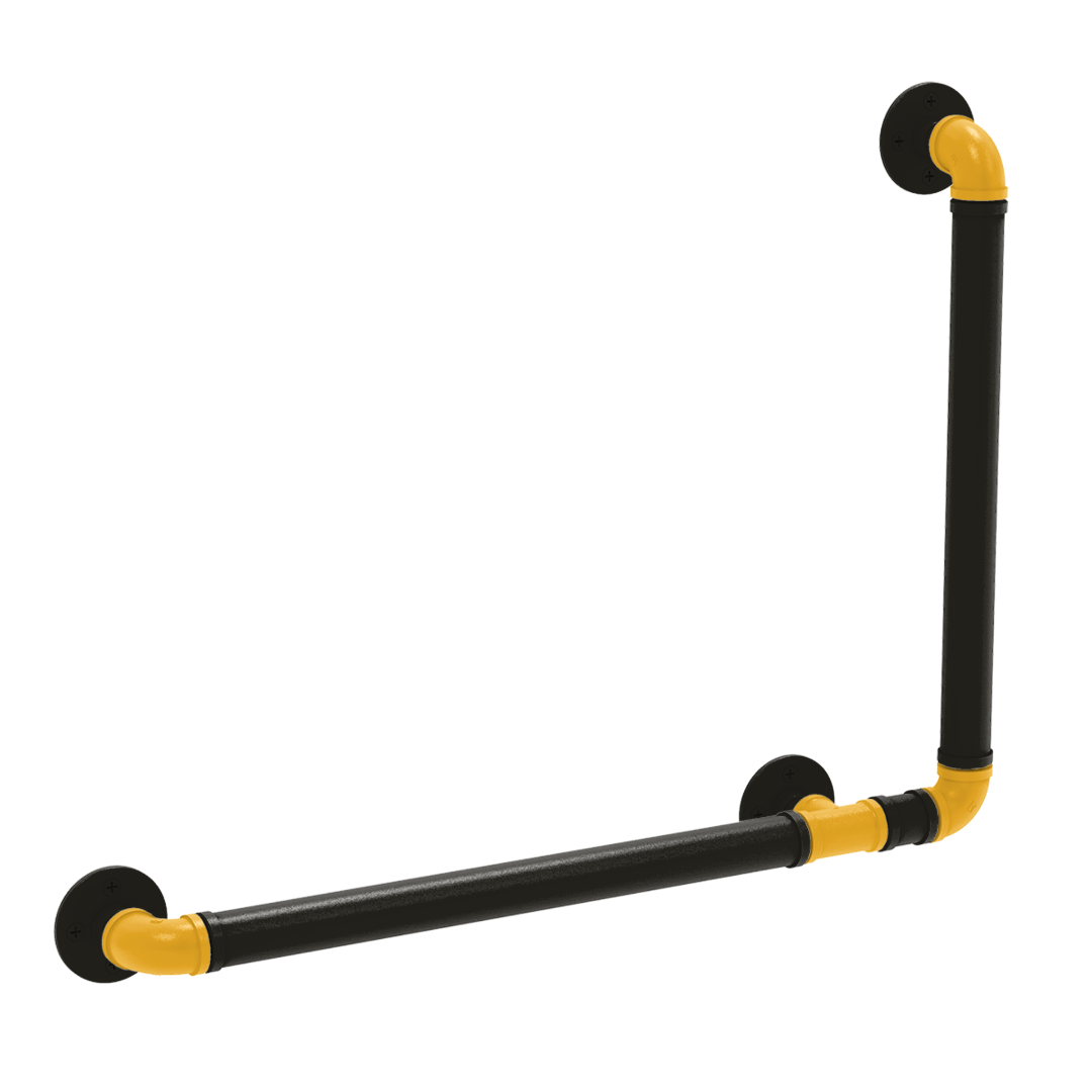 Diamond Collection 90 Degree Grab Bar Right Hand Pittsburgh Edition