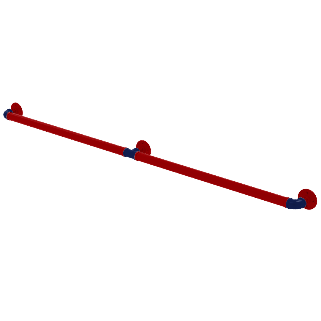 Diamond Collection Extended 3 Post Grab Bar Washington Edition