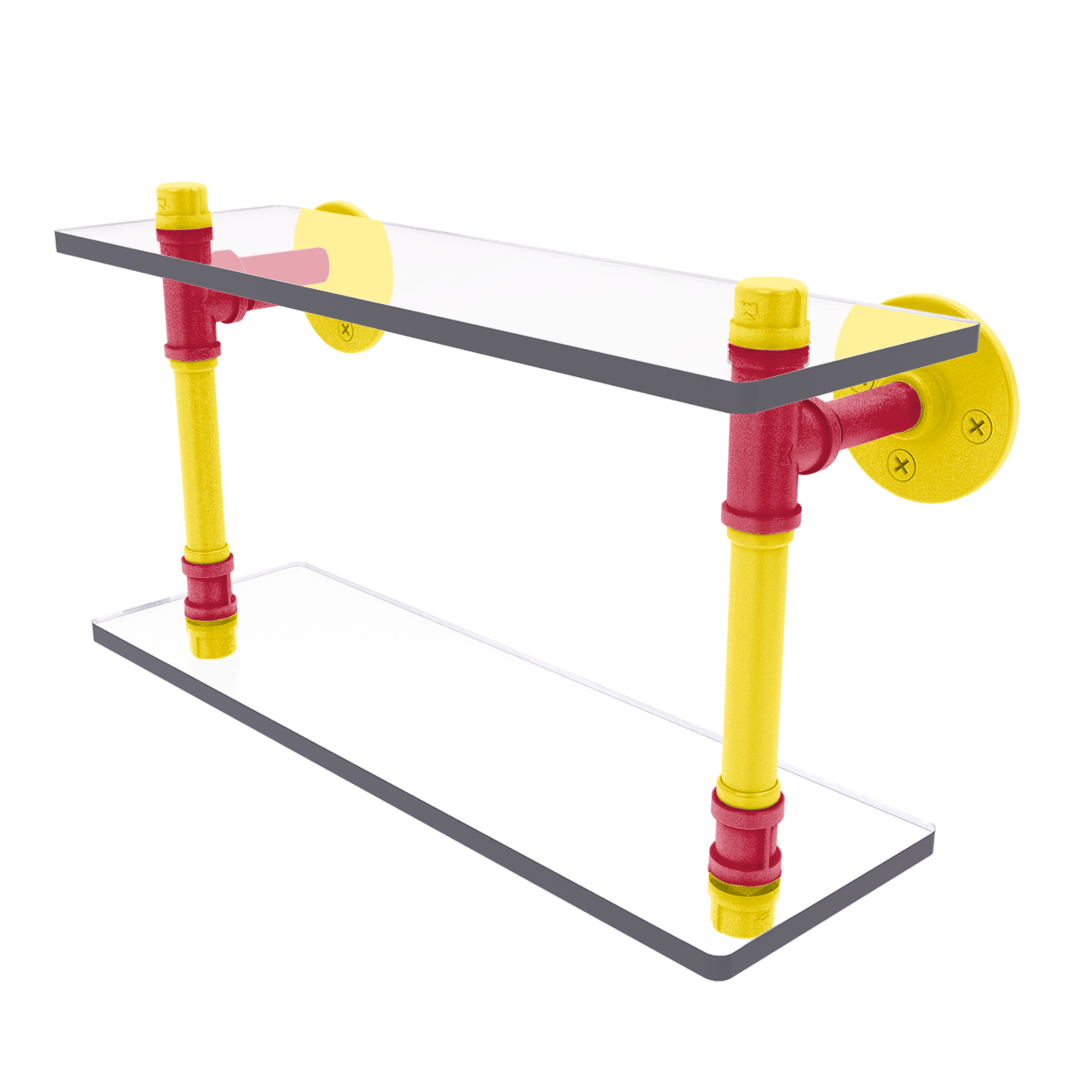 Diamond Collection Double Glass Shelf St. Louis Edition