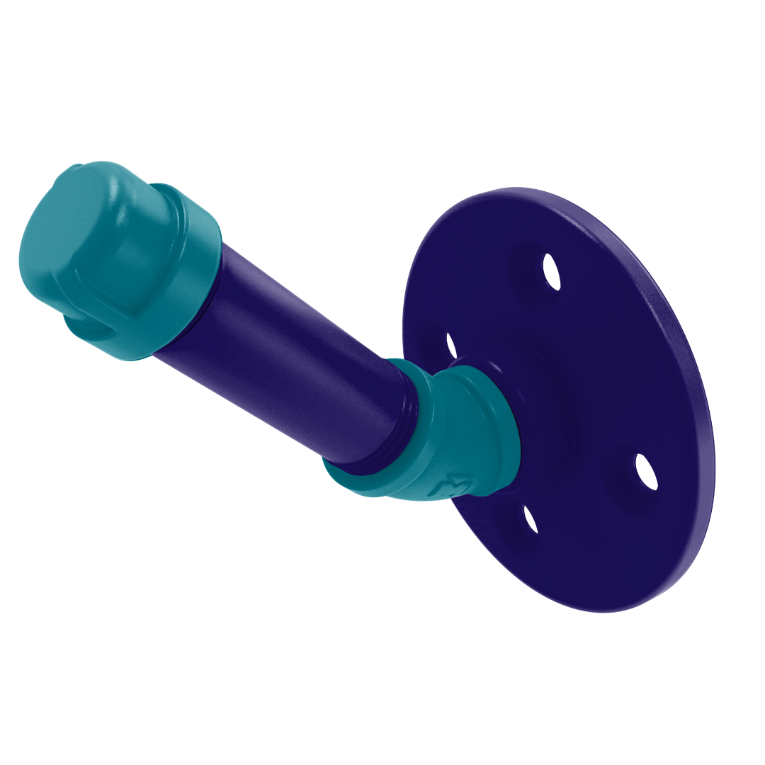 Hardwood Collection Single Robe Hook Charlotte Edition