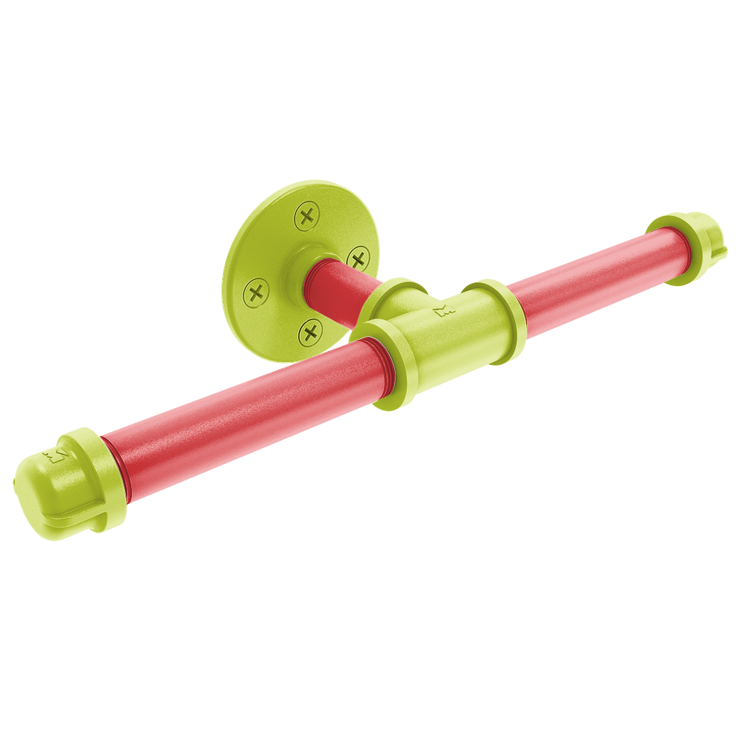 Hardwood Collection Double Roll Toilet Paper Holder Atlanta Edition