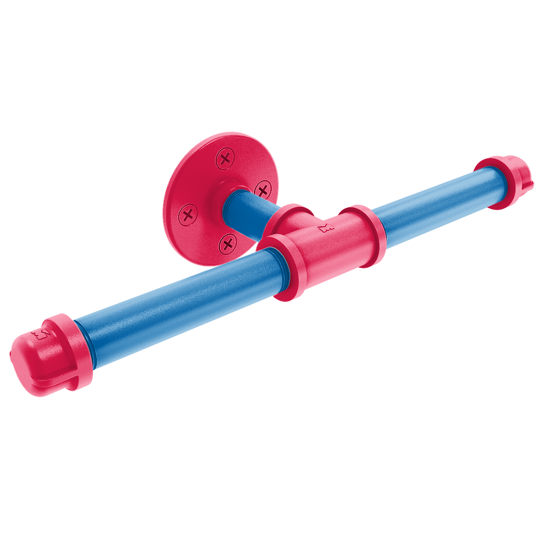 Hardwood Collection Double Roll Toilet Paper Holder Philadelphia Edition