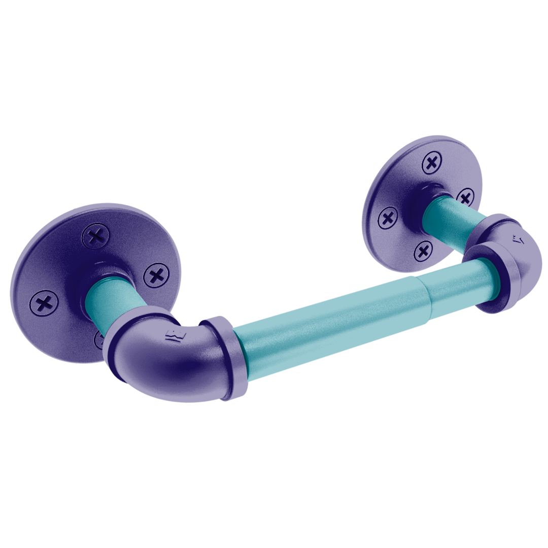 Hardwood Collection 2 Post Toilet Paper Holder Charlotte Edition