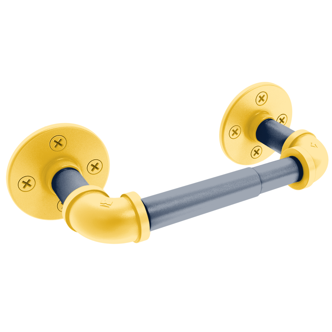 Hardwood Collection 2 Post Toilet Paper Holder Denver Edition