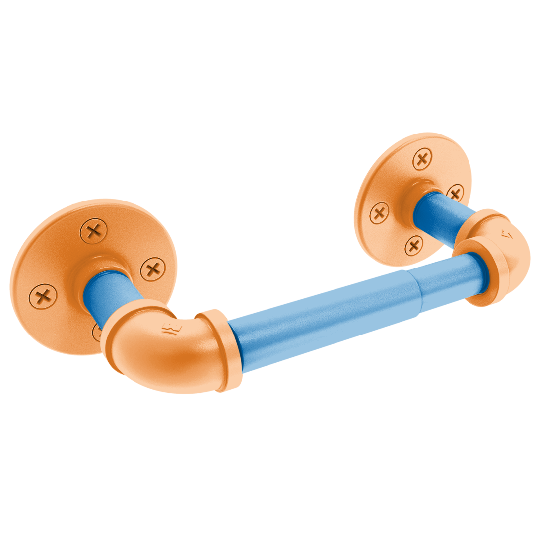 Hardwood Collection 2 Post Toilet Paper Holder New York Edition